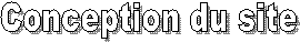 Conception du site
